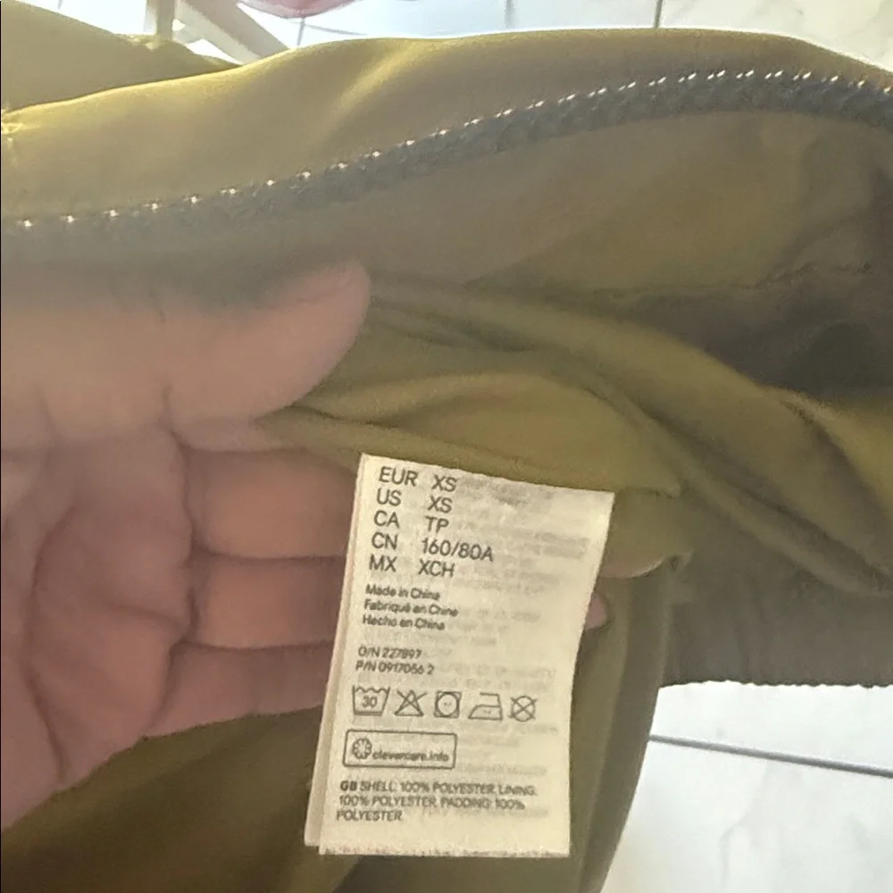 H&M Kids Olive Puffer Jacket‎